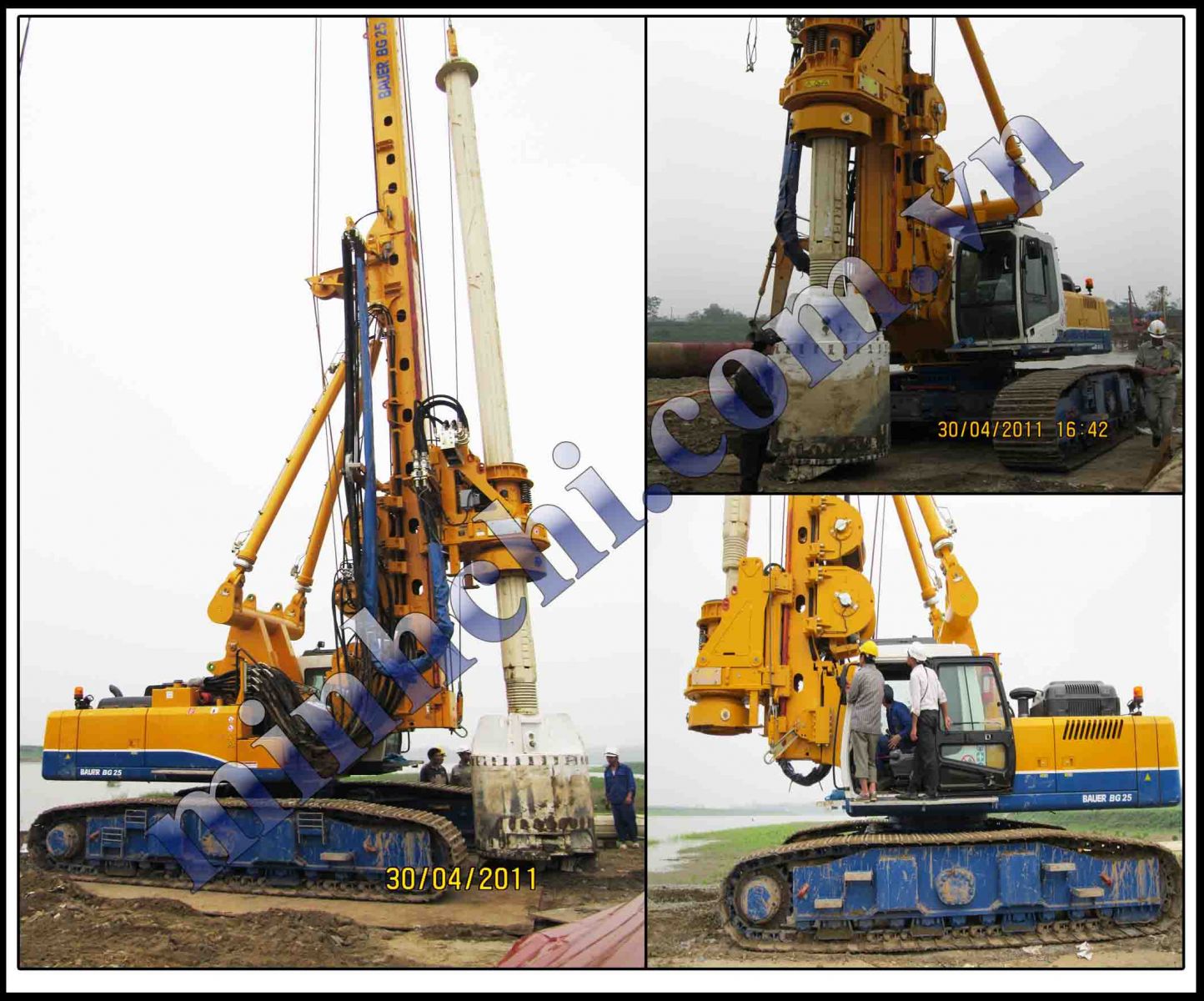 Máy khoanBauer BG25 - Bored piles drilling machine Bauer BG25